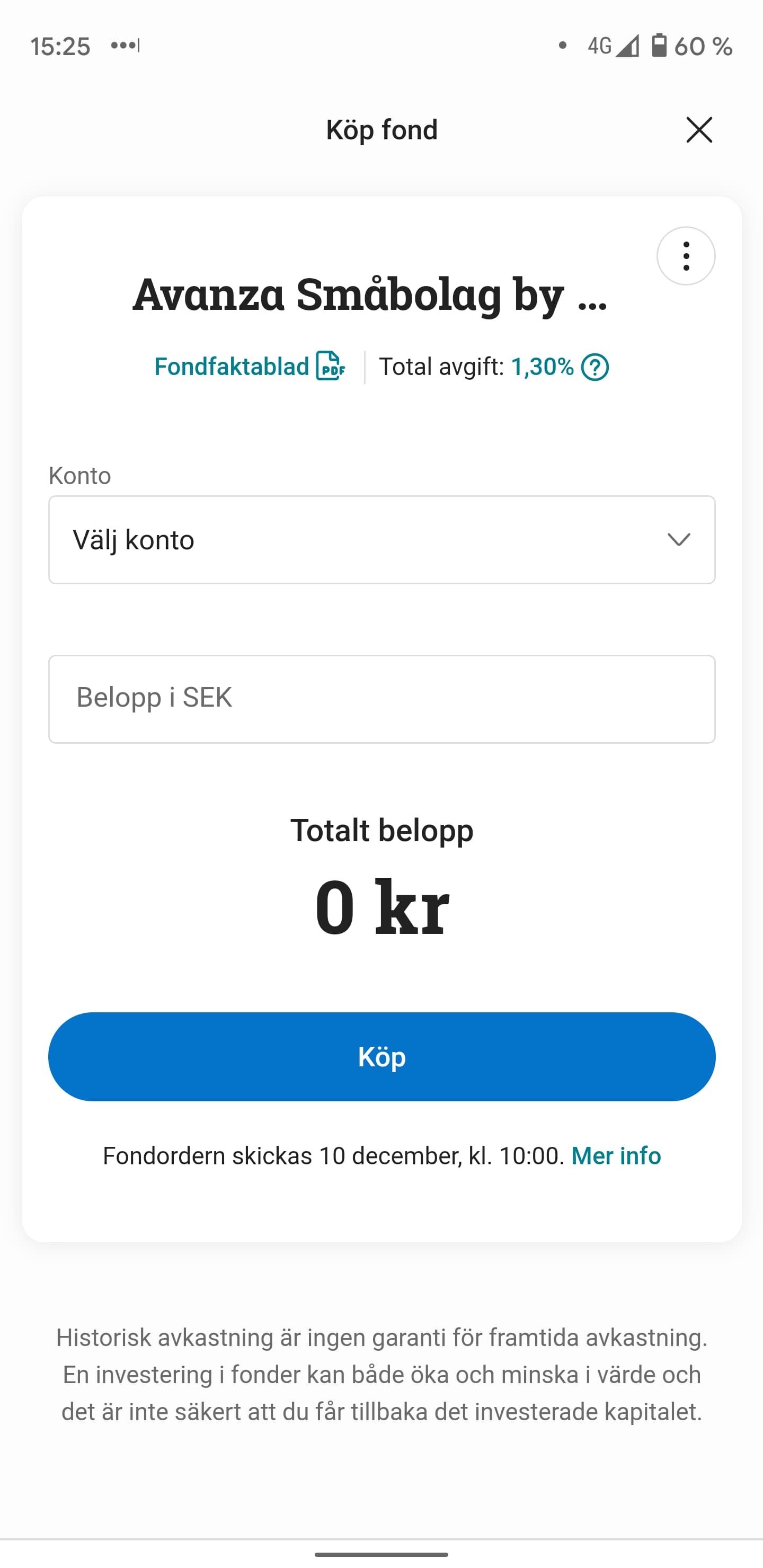 Köpa indexfonder