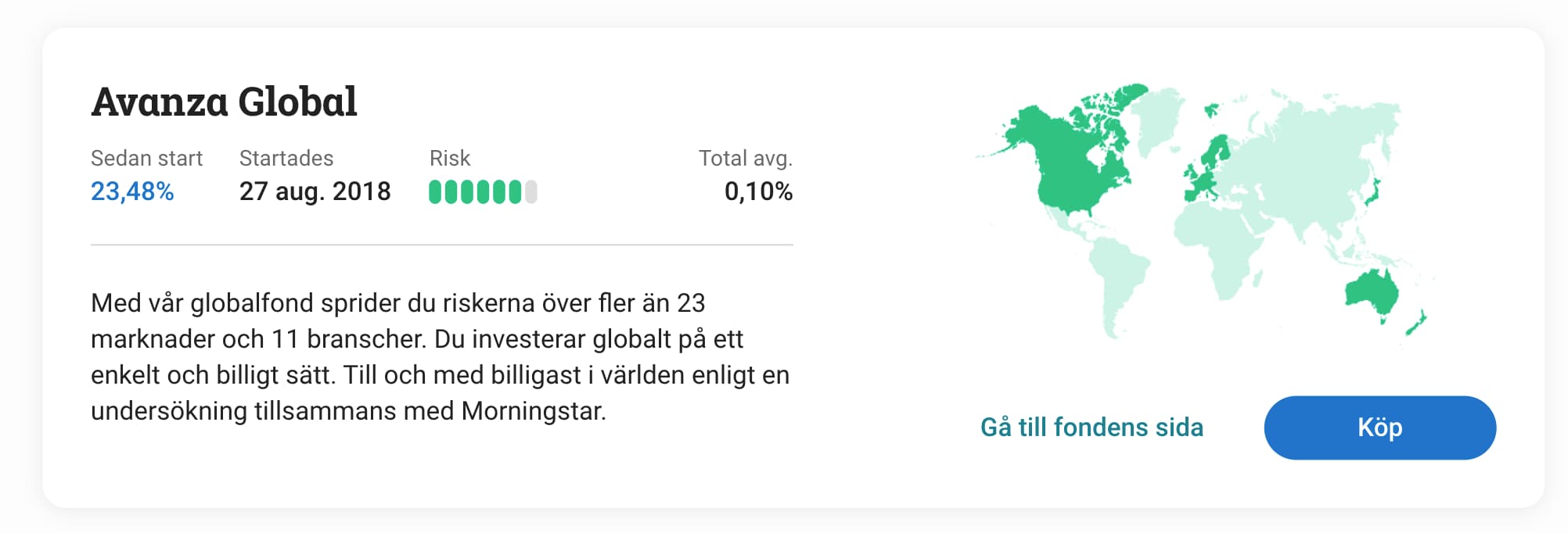 Avanza Global Indexfond