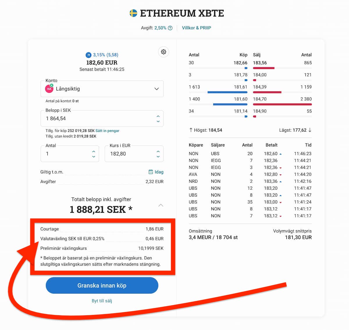 Kryptovaluta på Avanza